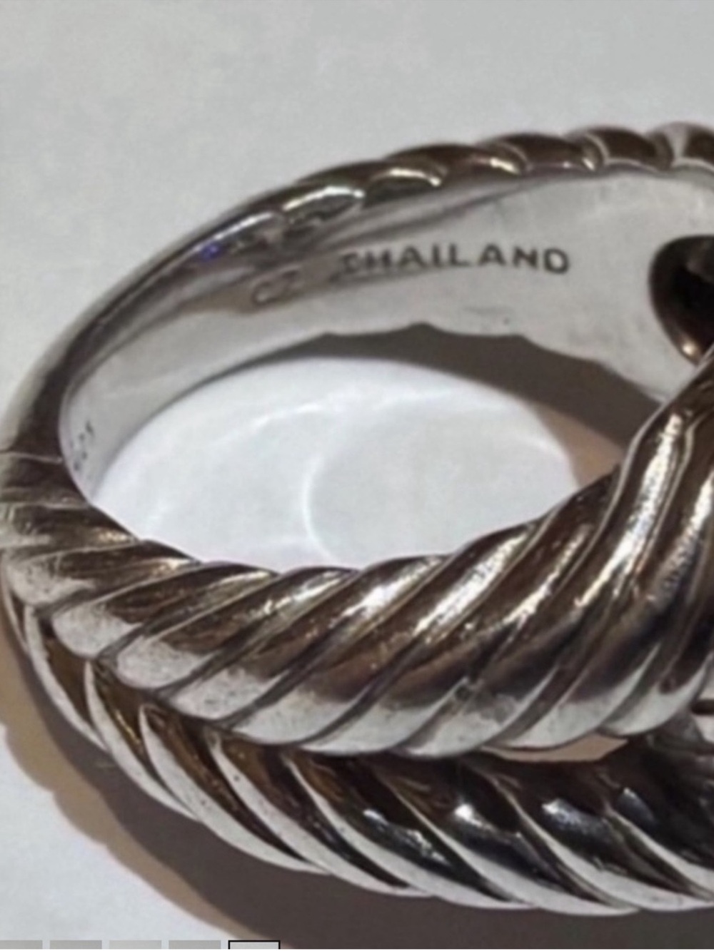 Judith Ripka Silver Heart Ring with Clear CZ Accents - Picture 2 of 4